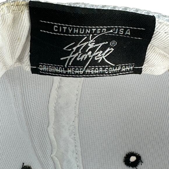 Pittsburgh City Hunter Hat Cap Spellout White Black Yellow Strapback Baseball - Picture 8 of 8